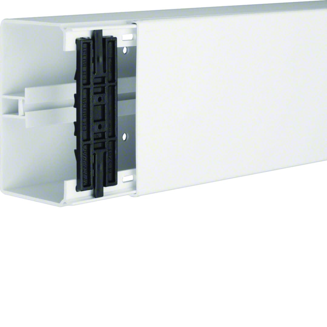 Hager - Goulotte de distribution lifea 80x130mm 1 compartiment PVC Blanc