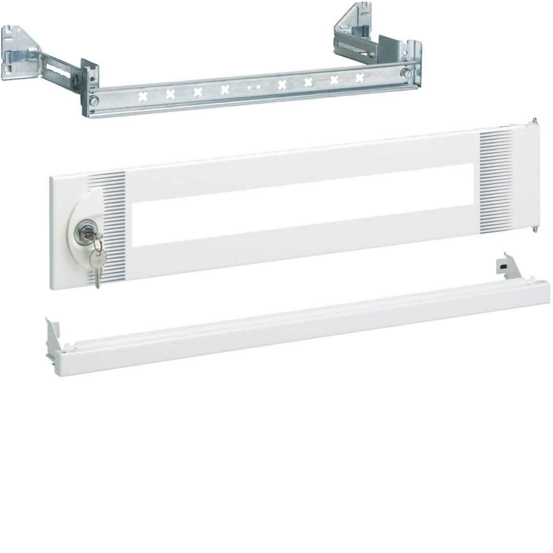 Hager - Kit d'équipement avec porte et serrure Quadro4 p 56mm h 150mm l 620mm