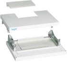 Hager - Kit tête et base IP43 IK08 pour coffret quadro4 260x620mm RAL9010 Blanc pur