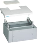 Hager - Kit tête et socle IP40 IK08 pour armoire quadro4 260x370mm RAL9010 Blanc pur