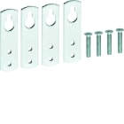 Hager - Jeu de 4 pattes de fixation murale pour coffret NewVegaD saillie