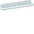 Hager - Plaque passe câbles, NewVegaD, avec prédécoupes avec 2 brides, IP41