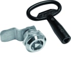 Hager - Fermeture triangle de 7mm pour porte NewVegaD IP4x, avec 2 clés
