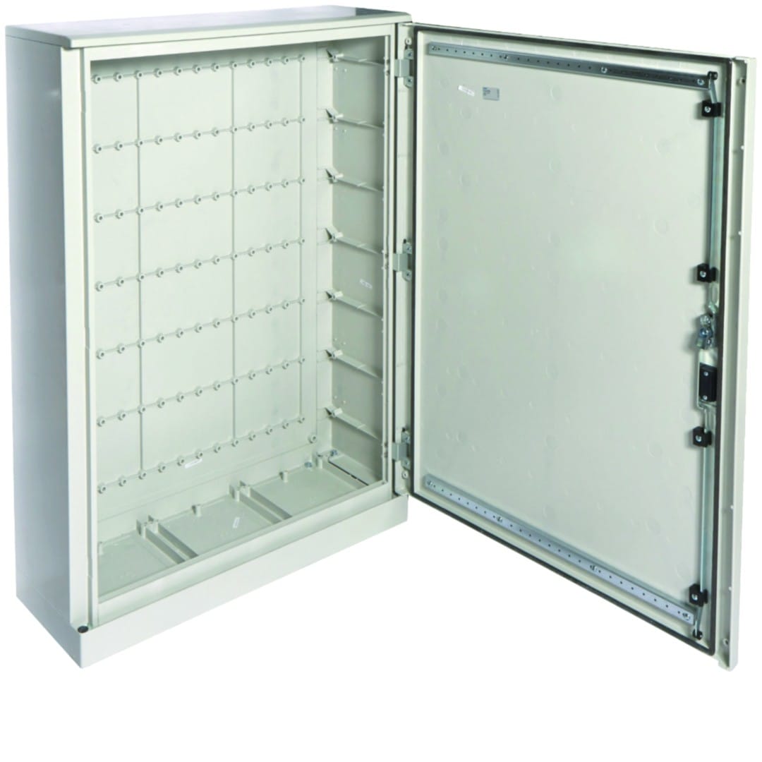 Hager - Coffret polyester porte pleine orion plus IP65 IK08 1200x850x300mm Gris clair