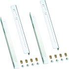 Hager - Glissières de règlage en profondeur des plaques de montage Orion plus