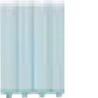 Hager - Obturateur en bande orion plus lot 6 pièces de 4 modules en technopolymere col