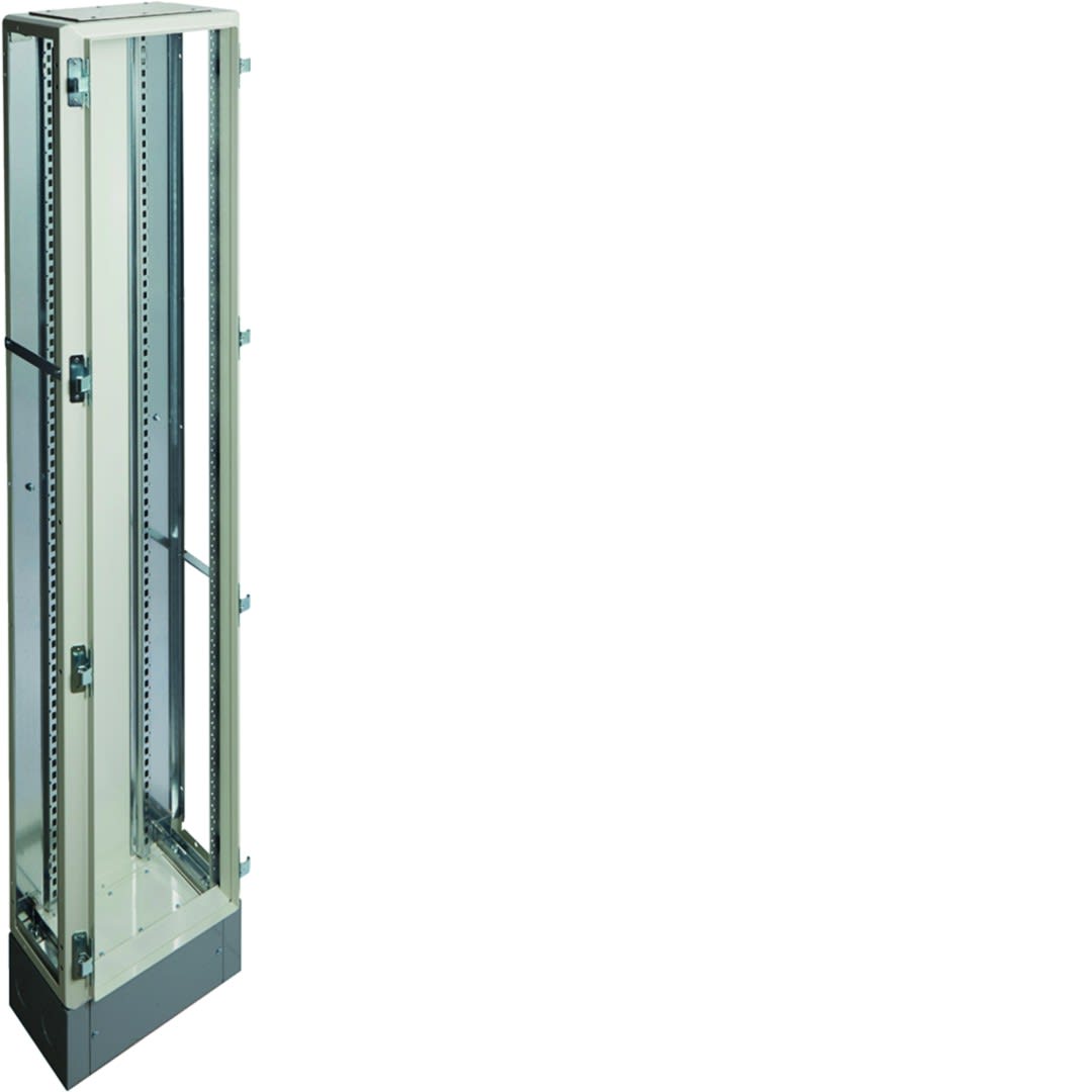 Hager - Armoire cotés et socle 2 pattes de fixation quadro5 2010x450x260mm Blanc pur