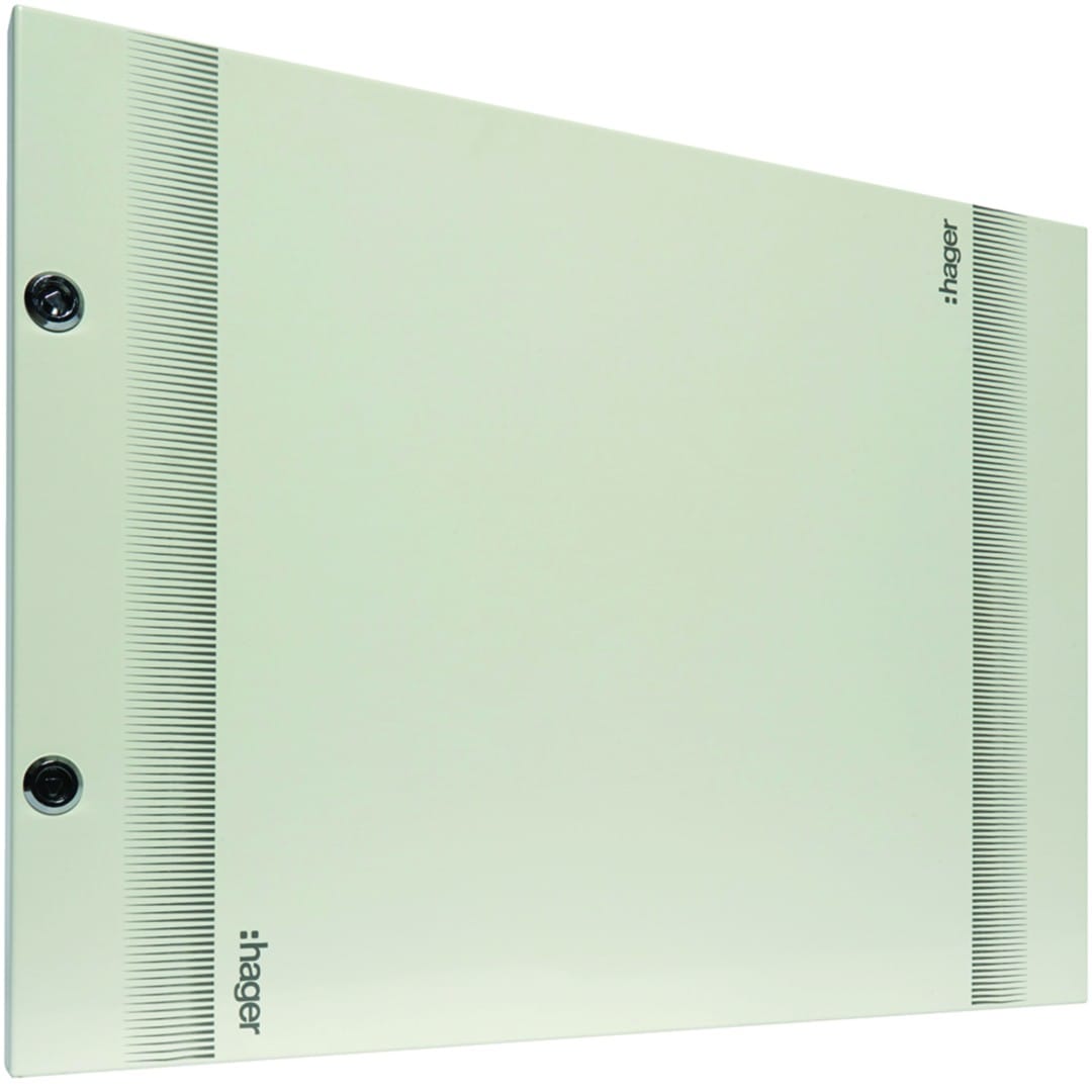 Hager - Porte pleine pour armoire électrique quadro5 510x685mm RAL9010 Blanc pur