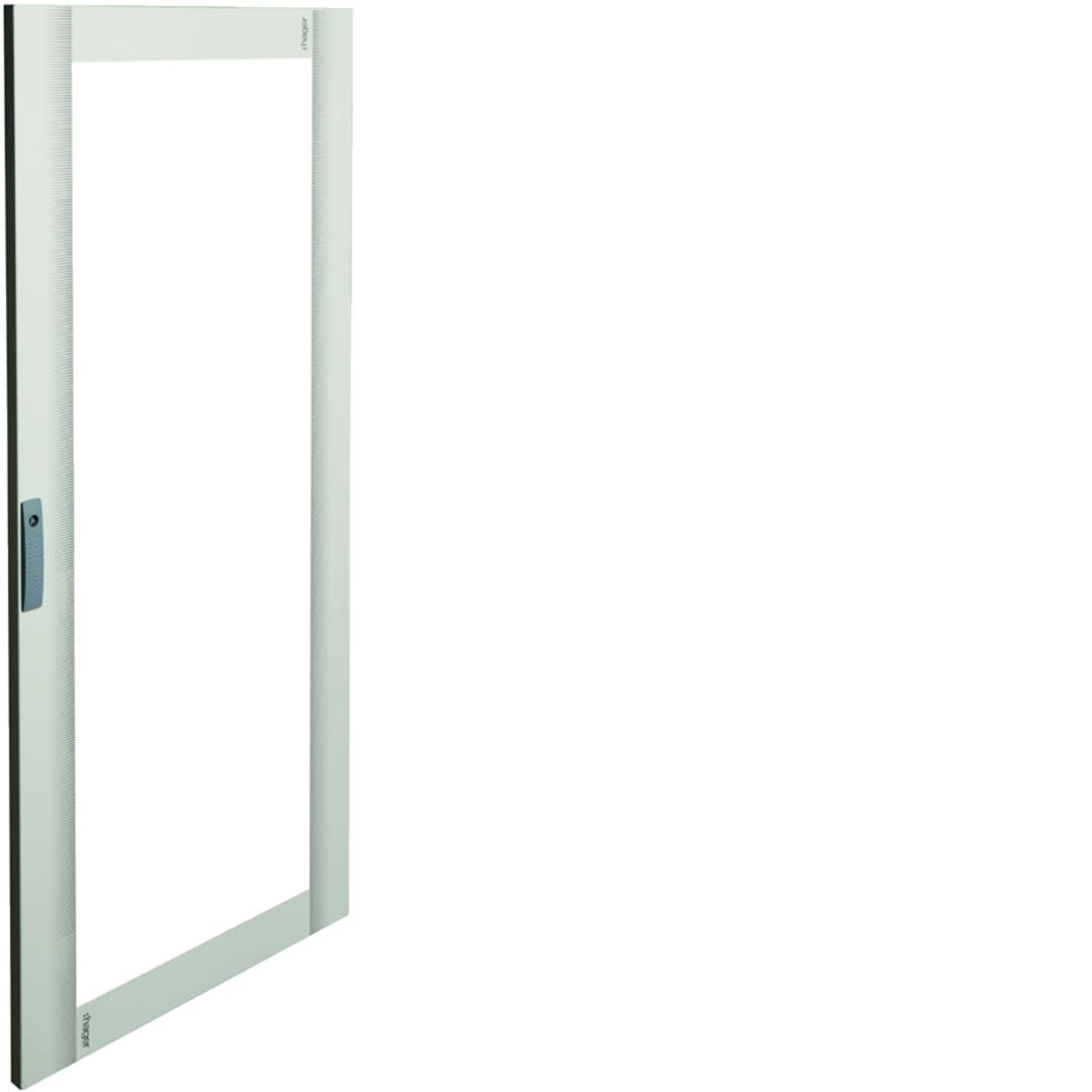 Hager - Porte transparente pour armoire électrique quadro5 1710x685mm RAL9010 Blanc pur