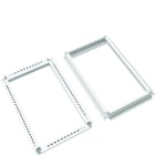 Hager - Cadres haut et bas armoire quadro evo P800xL450mm Blanc pur