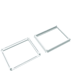 Hager - Cadres haut et bas armoire quadro evo P600xL400mm Blanc pur