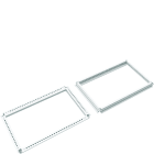 Hager - Cadres haut et bas armoire quadro evo P600xL900mm Blanc pur