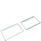 Hager - Cadres haut et bas armoire quadro evo P600xL900mm Blanc pur