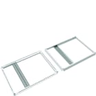 Hager - Cadres haut et bas armoire quadro evo P800xL1000mm Blanc pur