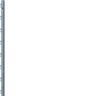 Hager - Montant vertical pour portes partielles, quadro evo H1900mm