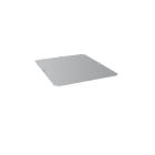 Hager - Plaque entrée pleine en AL plaque passe câbles ouverte basse quadro evo 700x600