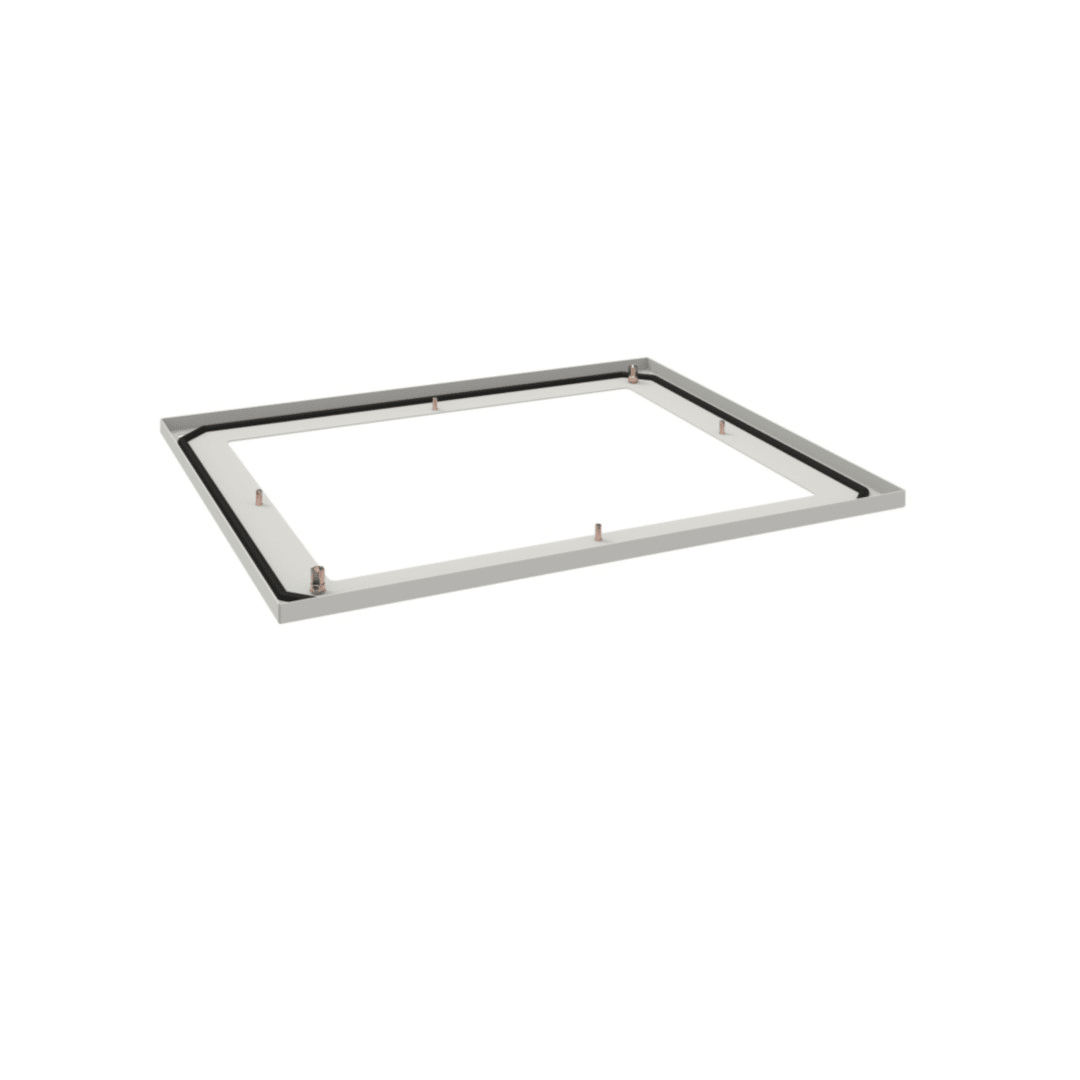 Hager - Plaque passe câbles ouverte basse pour quadro evo 700x600