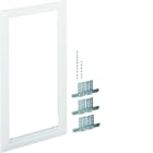 Hager - Cadre de finition univers RAL9010 Blanc pur pour armoire 1 travée H650xL300mm