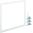 Hager - Cadre de finition univers RAL9010 Blanc pur pour armoire 3 travées H800xL800mm