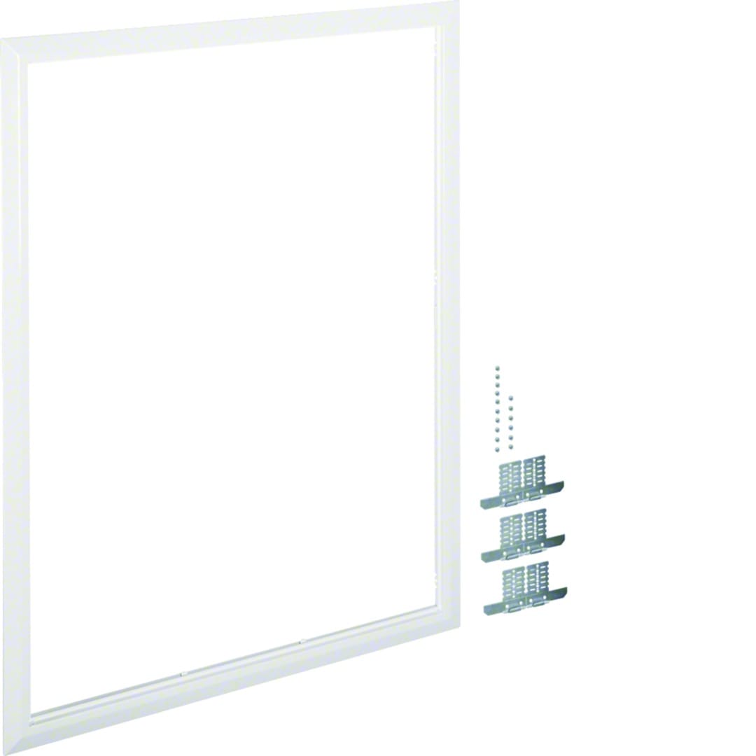 Hager - Cadre de finition univers RAL9010 Blanc pur pour armoire 3 travées H1100xL800mm