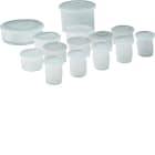 Hager - Jeu bouchons plaque étanche pour FZ402 univers quadro evo