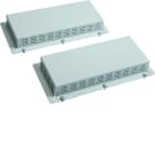 Hager - Plaque Composants panneau supérieur / toit grille ventilée quadro evo