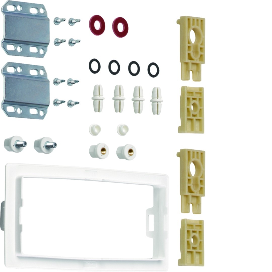 Hager - Kit d´association univers, vertical, p. armoires 1 travée P:160/205mm, Quickset