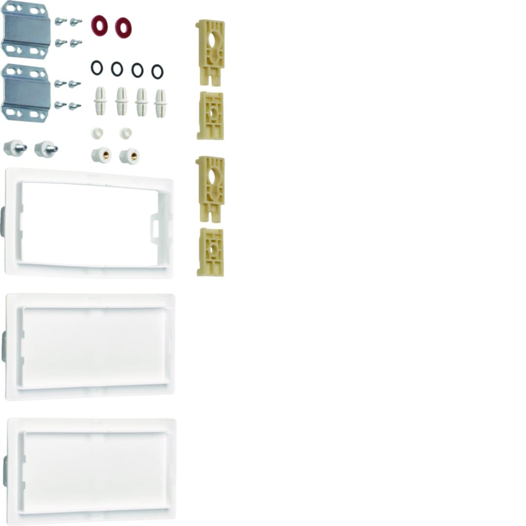 Hager - Kit d´association univers, vertical, p. armoires 3 travées P:160/205mm, Quickset