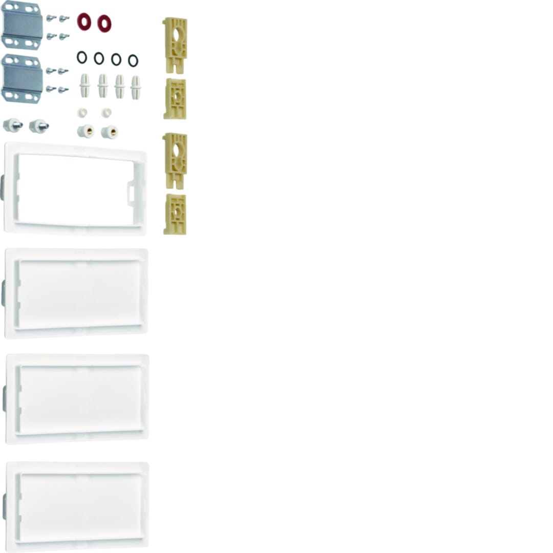 Hager - Kit d´association univers, vertical, p. armoires 4 travées P:160/205mm, Quickset