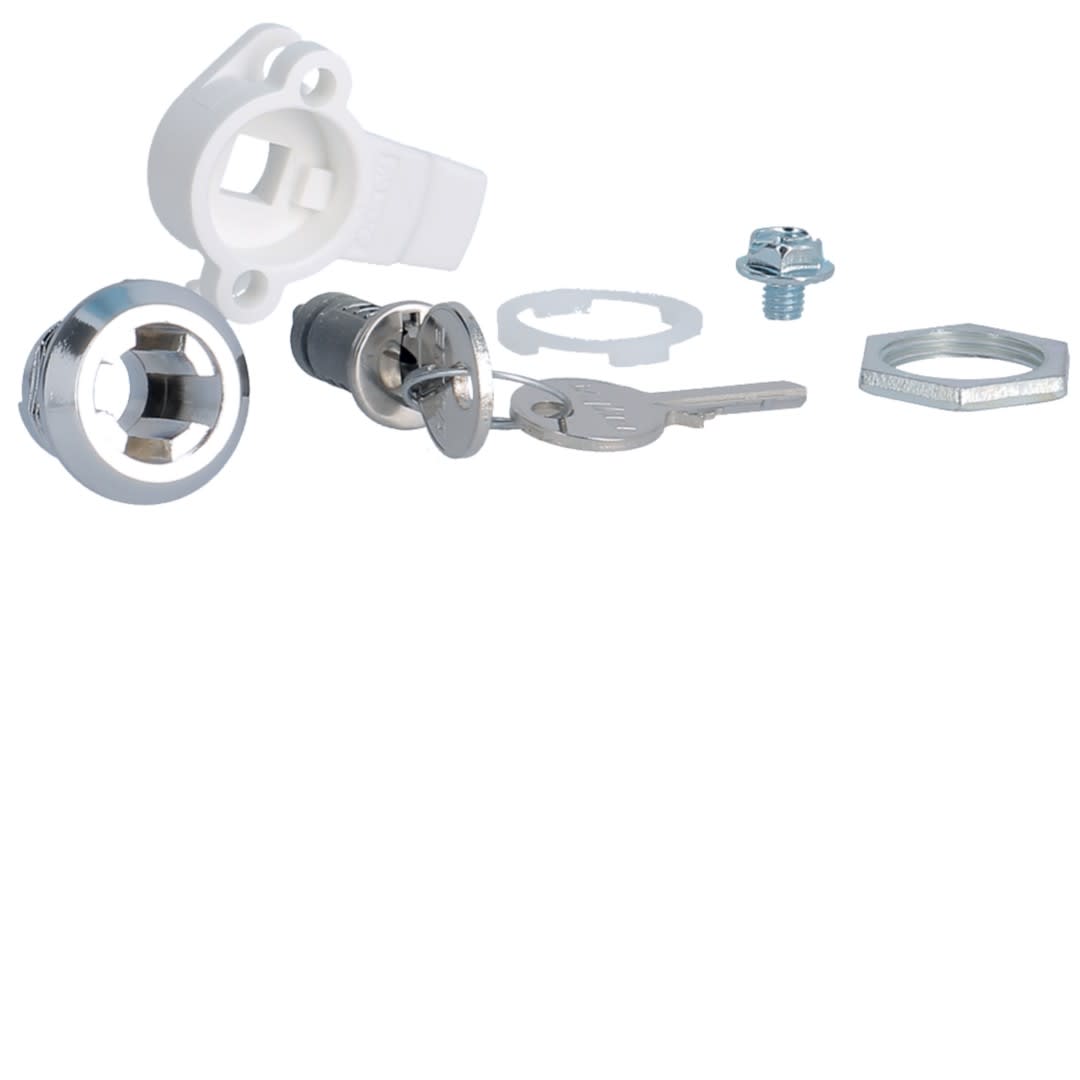 Hager - Serrure à clé n° 405 livrée avec 2 clés pour coffret et armoire Quadro4-5