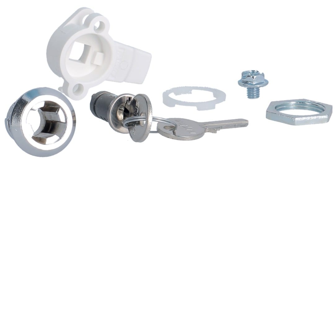 Hager - Serrure à clé n° 455 livrée avec 2 clés pour coffret et armoire quadro4-5