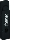 Hager - système de verrouillage à levier pivotant pour univers FR/FG et quadro evo