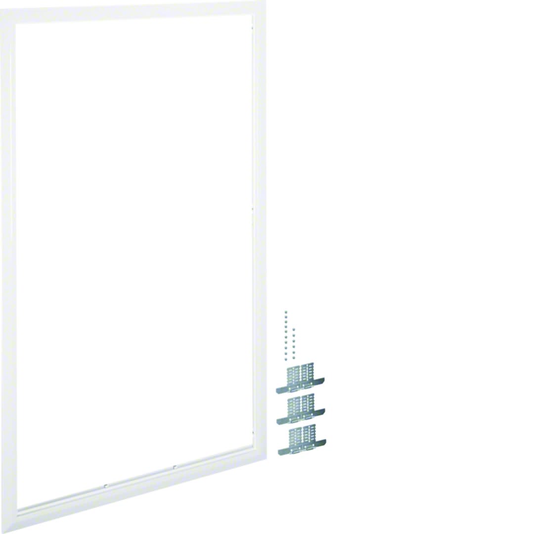 Hager - Cadre de finition univers RAL9010 Blanc pur pour armoire 3 travées H1400xL800mm