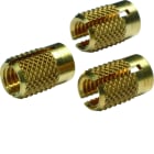 Hager - Jeu 100 écrous M6 à encastrer IP6 pour armoires en polyester IP 65 univers