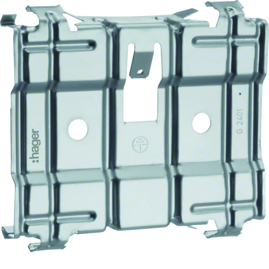 Hager - Borne de terre universelle p goulotte encastrée BKIS simple haut épais 12,5 mm