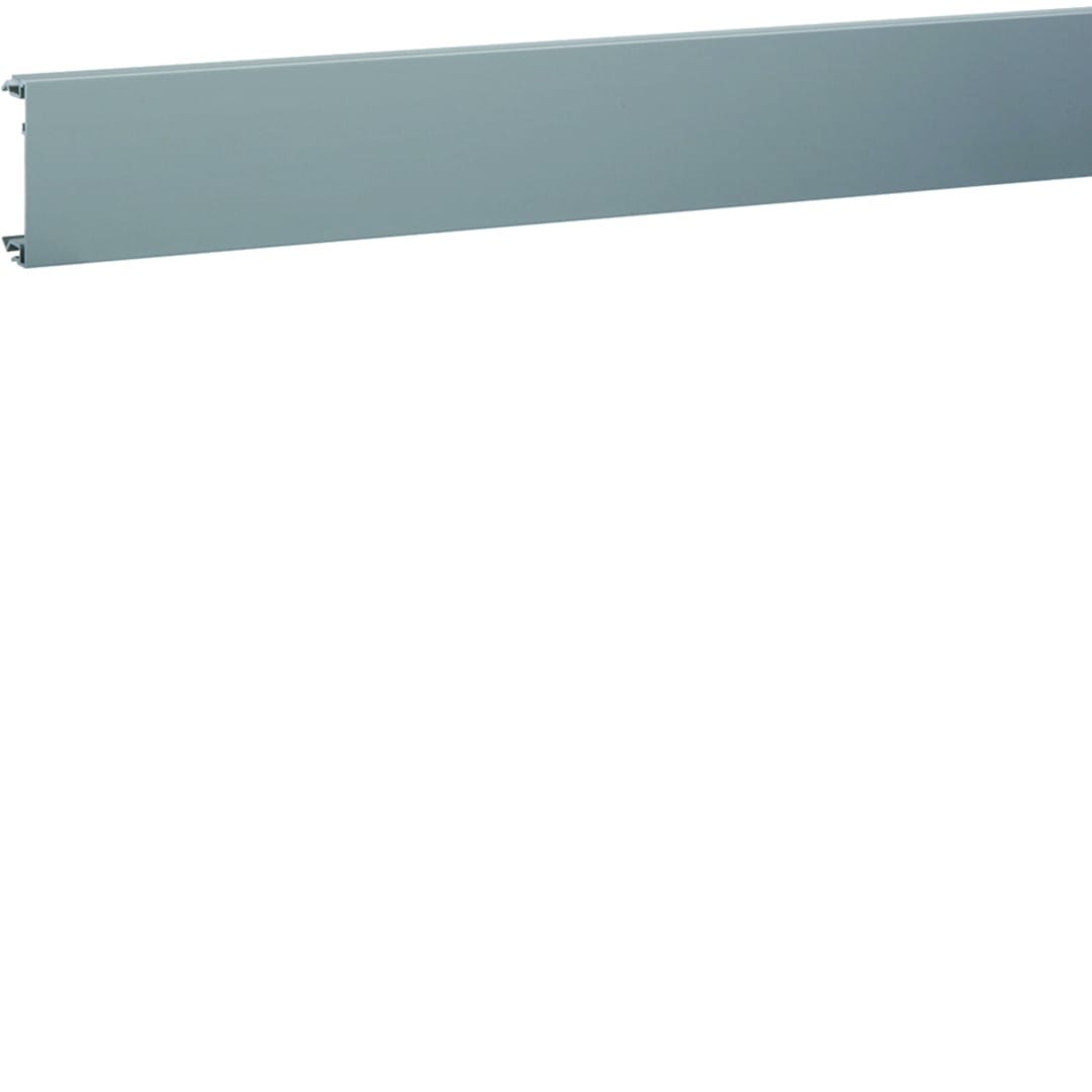Hager - Couvercle pour goulotte queraz h54mm x p54mm L200mm 1 compartiment alu anodisé