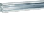 Hager - Socle pour goulotte queraz h54mmxp54mm L200mm 1 compartiment alu RAL9016 Pure