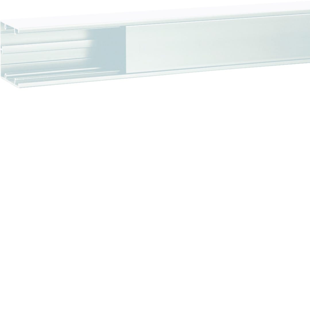Hager - Goulotte d'installation GBD 50x50mm 1 compartiment PVC blanc