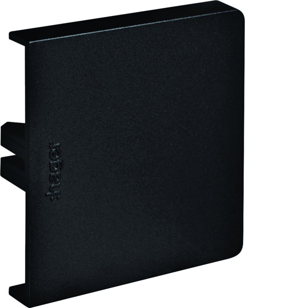 Hager - Embout pour goulotte d'installation GBD 50x50mm, Noir