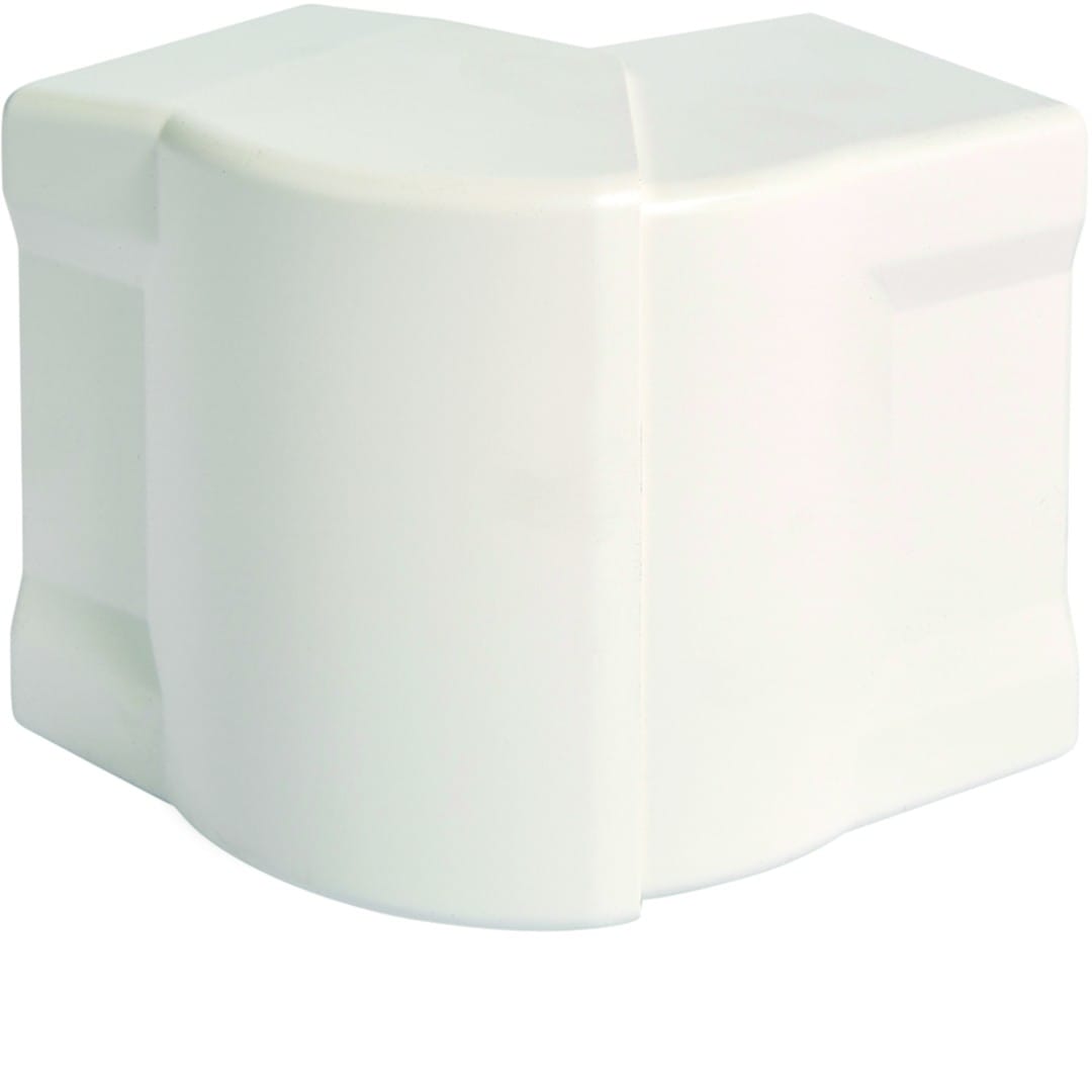 Hager - Angle extérieur variable pour goulotte d'installation GBD et GBA 50x85mm, Blanc
