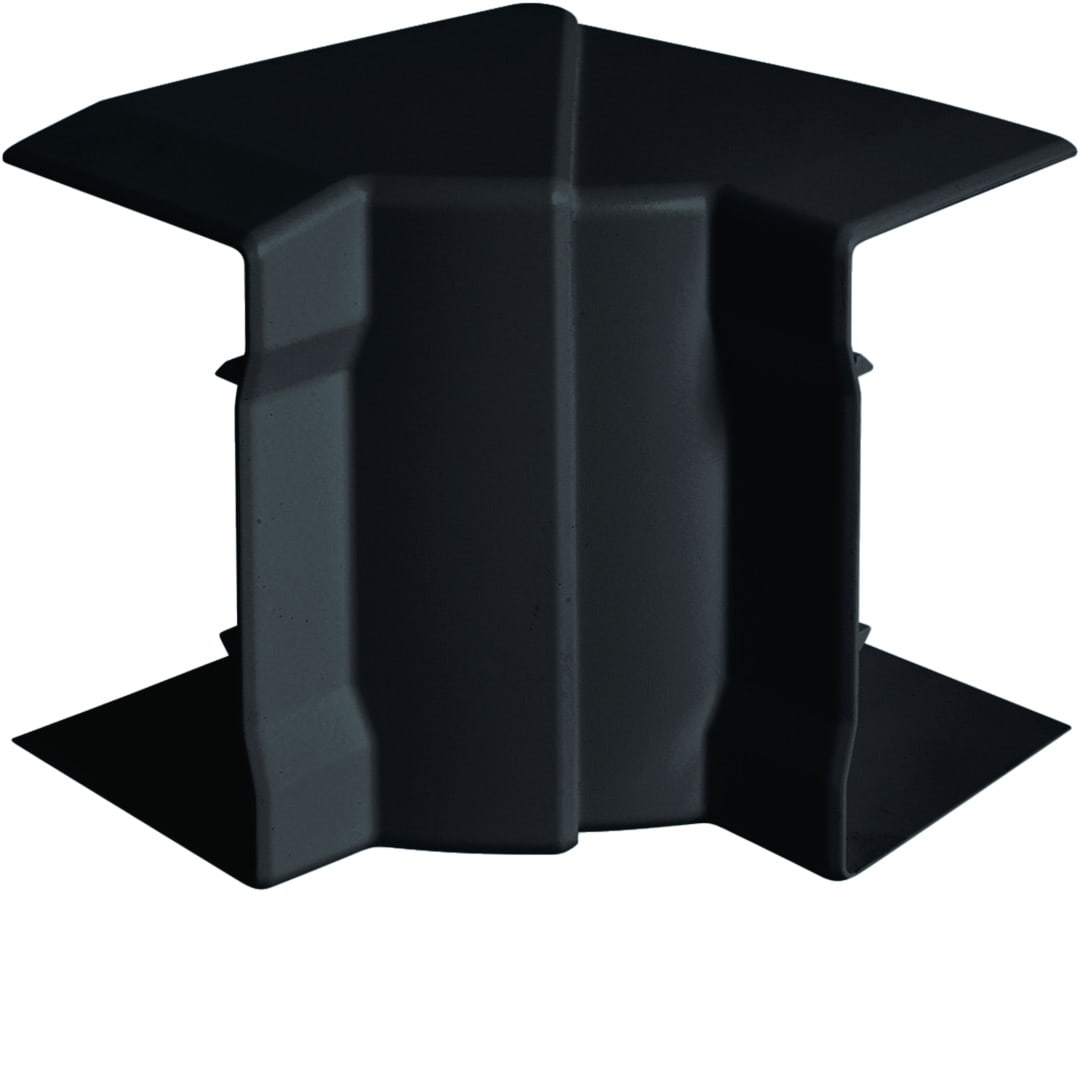 Hager - Angle intérieur variable pour goulotte d'installation GBD 50x85mm, Noir