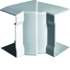 Hager - Angle intérieur variable goulotte d'installation GBA 50x85mm, PVC couleur Alu