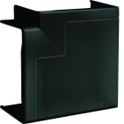 Hager - Angle plat pour goulotte d'installation GBD 50x85mm, Noir