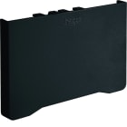 Hager - Embout pour goulotte d'installation GBD 50x85mm, Noir