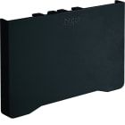 Hager - Embout pour goulotte d'installation GBD 50x85mm, Noir