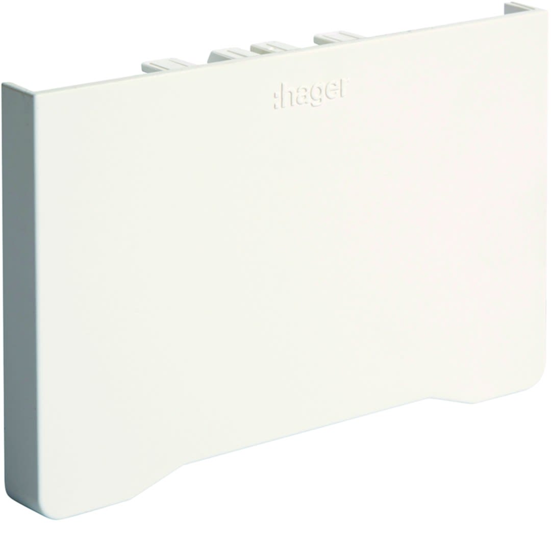 Hager - Embout pour goulotte d'installation GBD et GBA 50x85mm Blanc