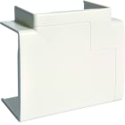 Hager - Té de dérivation pour goulotte d'installation GBD 50x85mm, Blanc