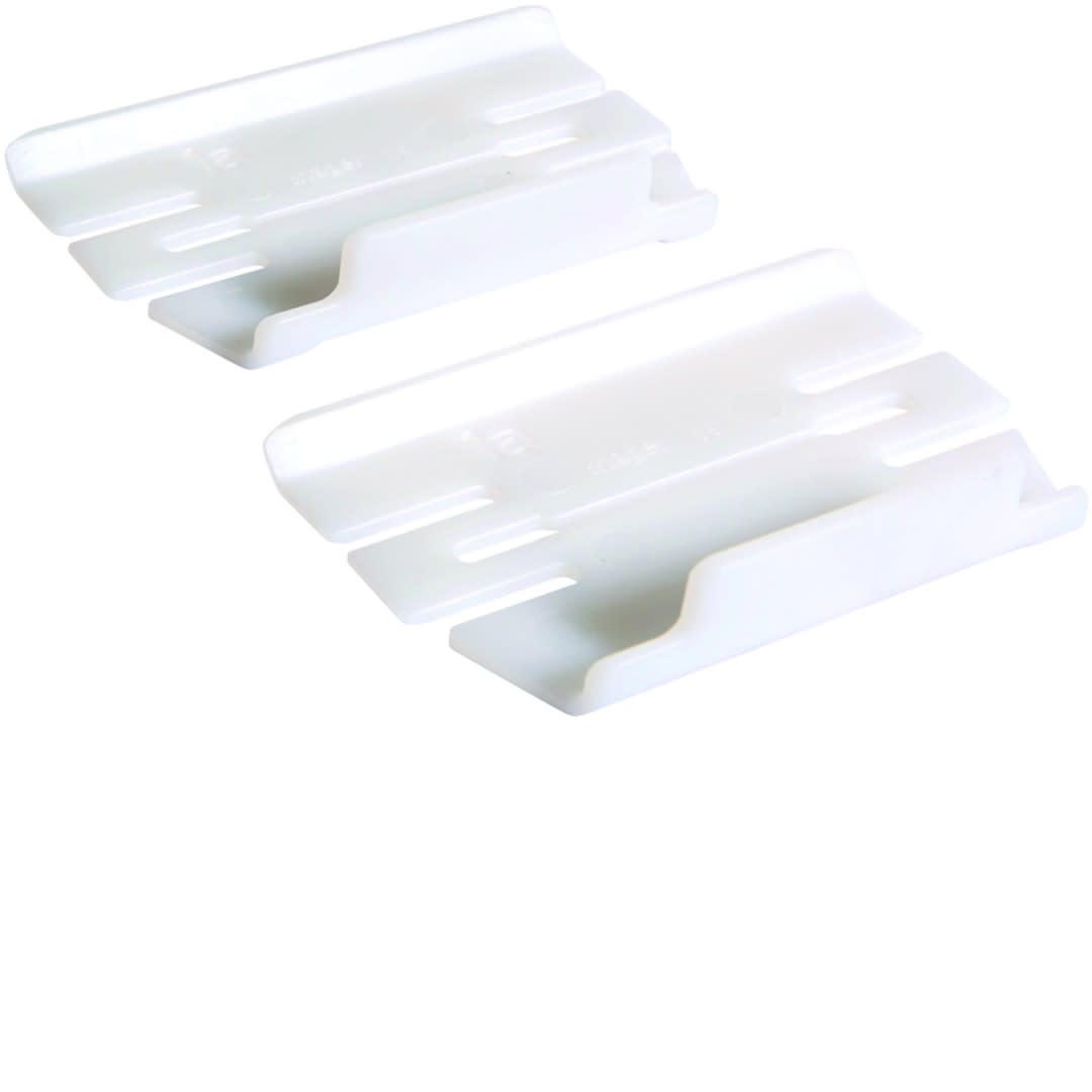 Hager - Jeu d'éclisses queraz pour GBD50085 RAL 9016 Pure