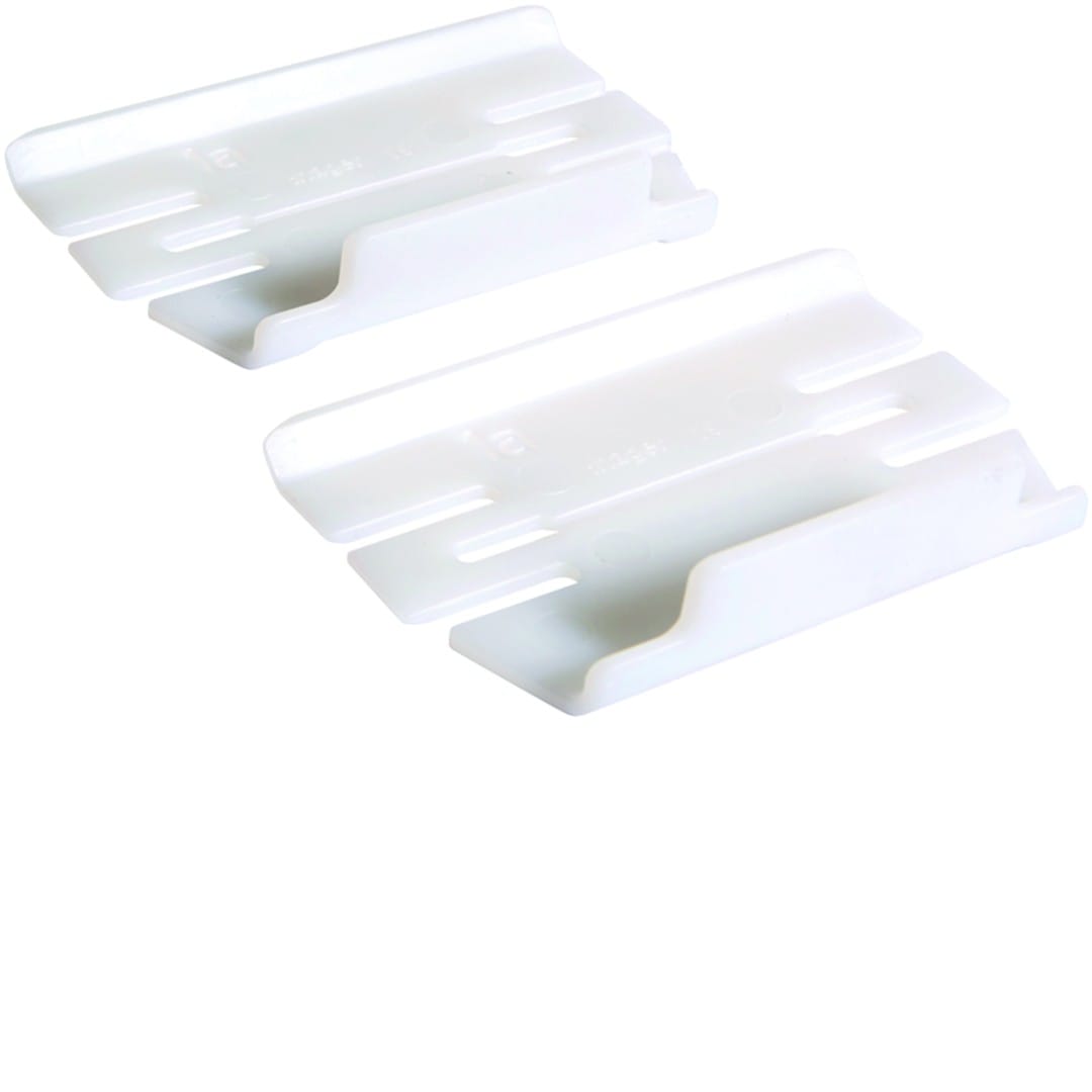 Hager - Jeu d'éclisses queraz pour GBD50085 RAL 9016 Pure