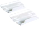 Hager - Jeu d'éclisses queraz pour GBD50085 RAL 9016 Pure